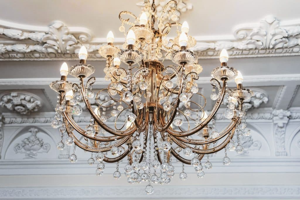 Luxury vintage chandelier for delicate professional chandelier cleaning services