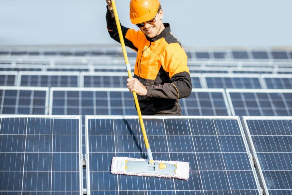 Commercial and residential solar panel cleaning by trained technicians